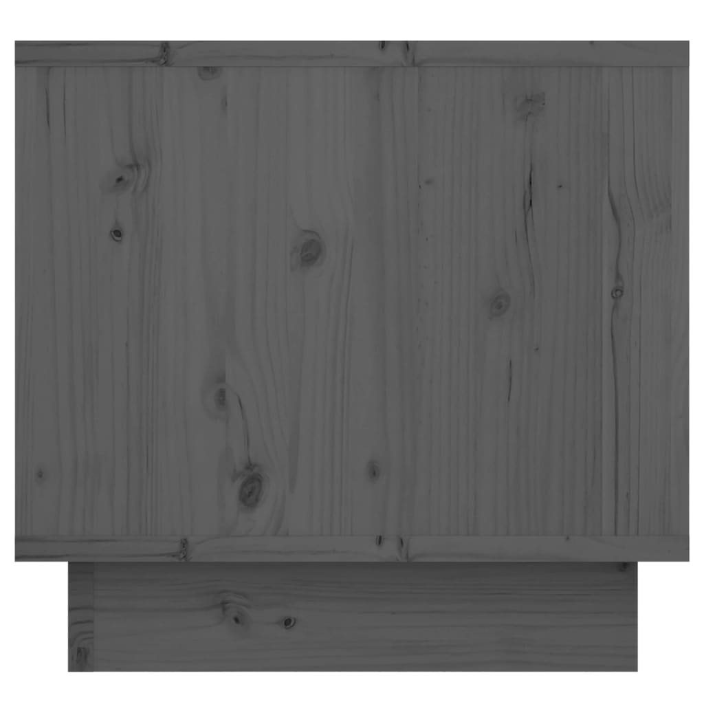 Nachtkastje 35x34x32 cm massief grenenhout grijs Nachtkastjes | Creëer jouw Trendy Thuis | Gratis bezorgd & Retour | Trendy.nl