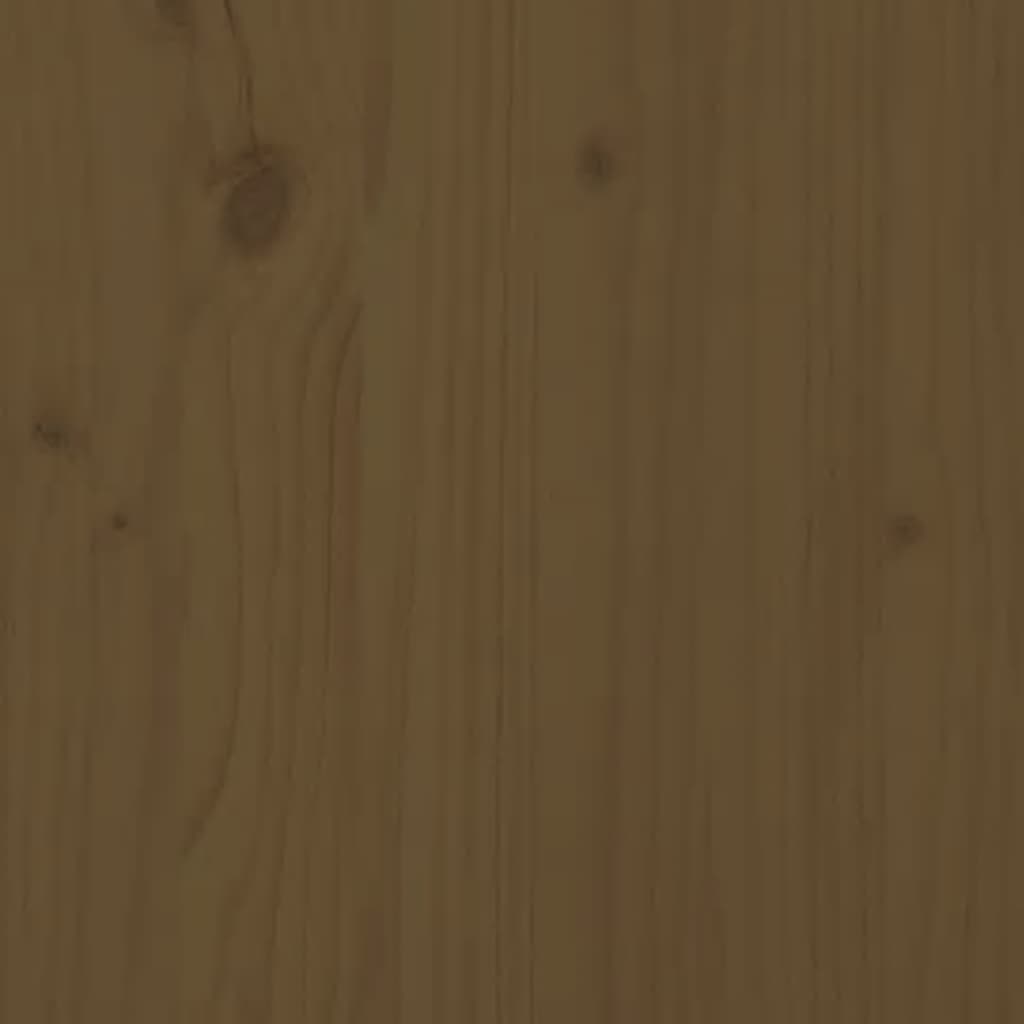 Nachtkastje 35x34x32 cm massief grenenhout honingbruin Nachtkastjes | Creëer jouw Trendy Thuis | Gratis bezorgd & Retour | Trendy.nl