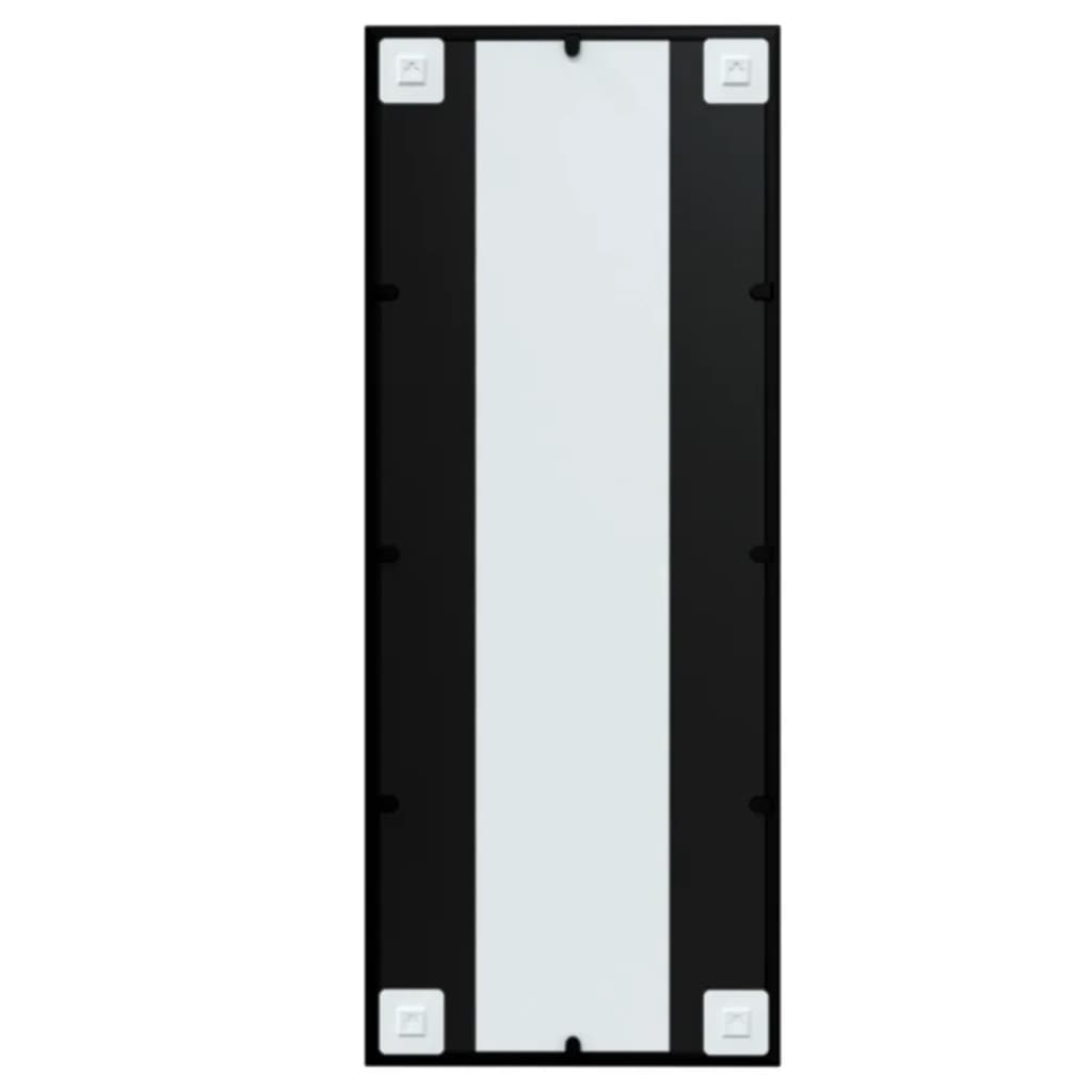 Wandspiegel 100x40 cm metaal zwart Spiegels | Creëer jouw Trendy Thuis | Gratis bezorgd & Retour | Trendy.nl