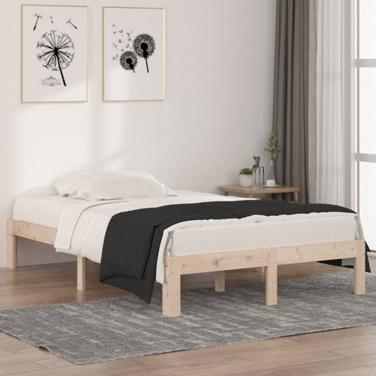 Bedframe massief hout 120x190 cm Small Double