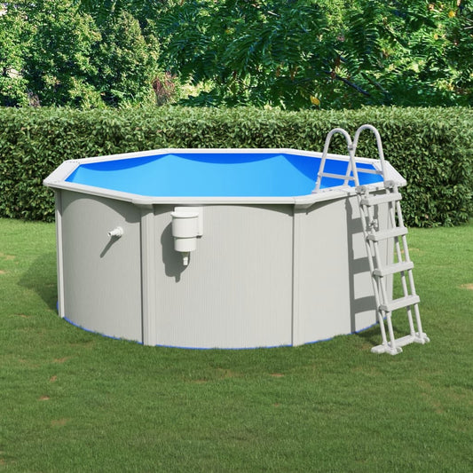 Zwembad met veiligheidsladder 300x120 cm Zwembaden | Creëer jouw Trendy Thuis | Gratis bezorgd & Retour | Trendy.nl
