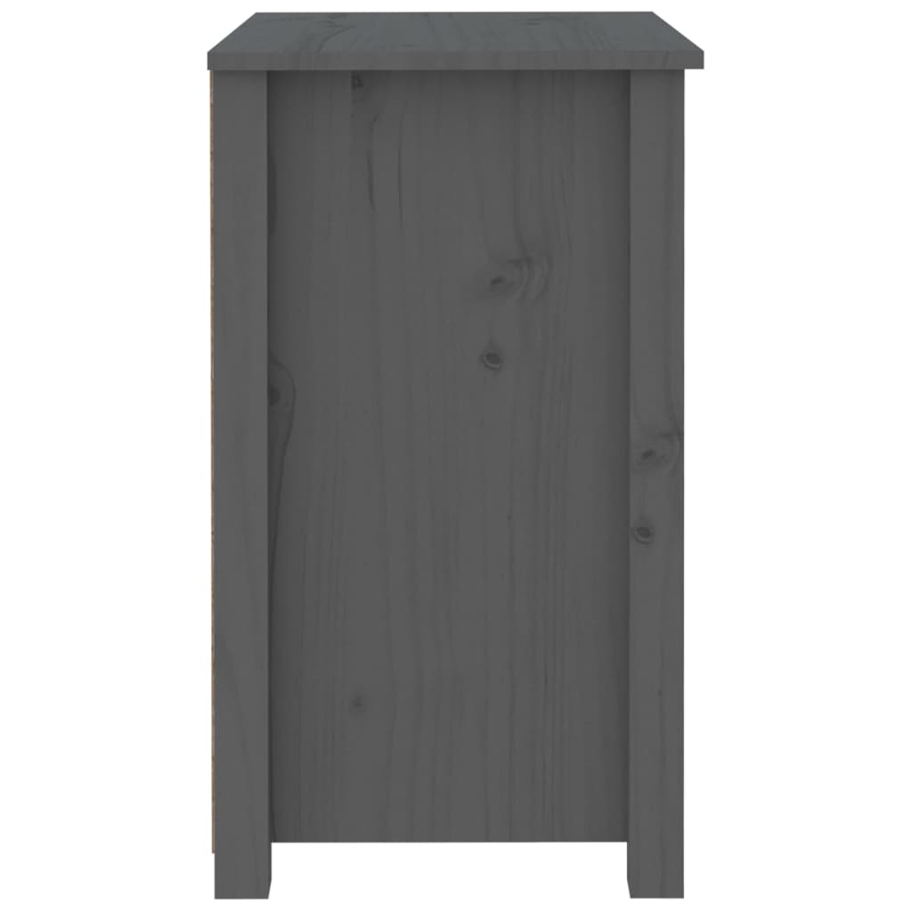 Nachtkastjes 2 st 50x35x61,5 cm massief grenenhout grijs Nachtkastjes | Creëer jouw Trendy Thuis | Gratis bezorgd & Retour | Trendy.nl