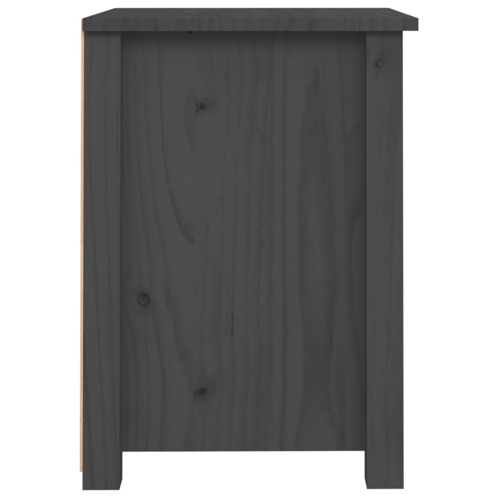 Nachtkastjes 2 st 40x35x49 cm massief grenenhout grijs Nachtkastjes | Creëer jouw Trendy Thuis | Gratis bezorgd & Retour | Trendy.nl