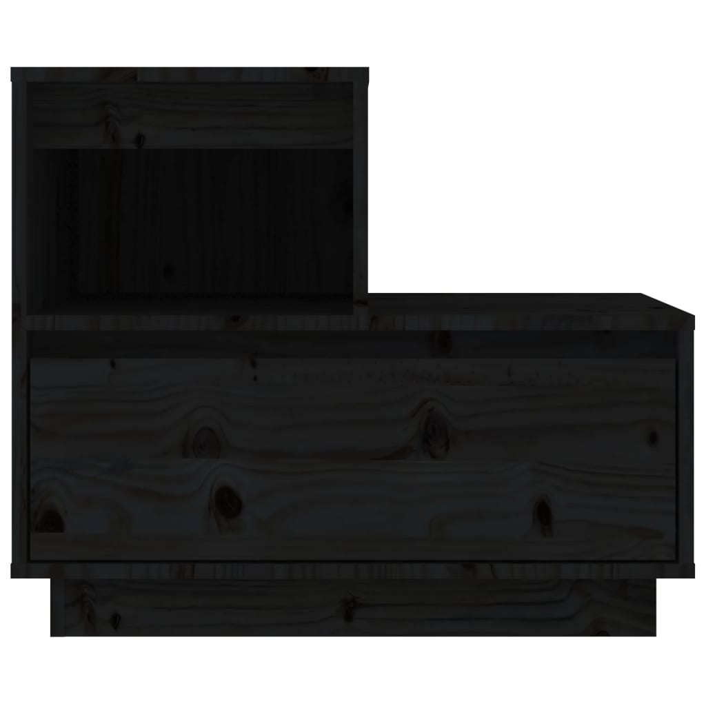 Nachtkastjes 2 st 60x34x51 cm massief grenenhout zwart Nachtkastjes | Creëer jouw Trendy Thuis | Gratis bezorgd & Retour | Trendy.nl