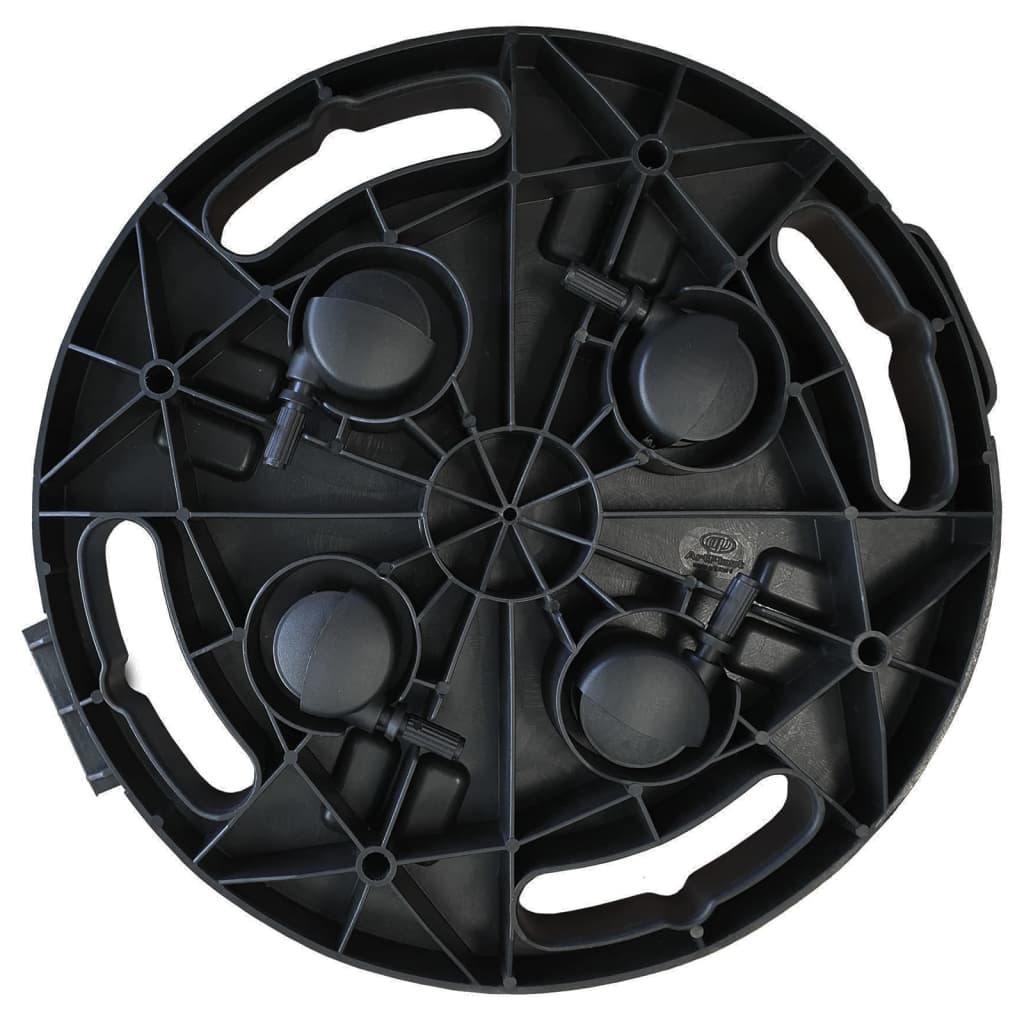 Plantentrolley met wielen 170 kg diameter 30 cm zwart Plantenstandaarden | Creëer jouw Trendy Thuis | Gratis bezorgd & Retour | Trendy.nl