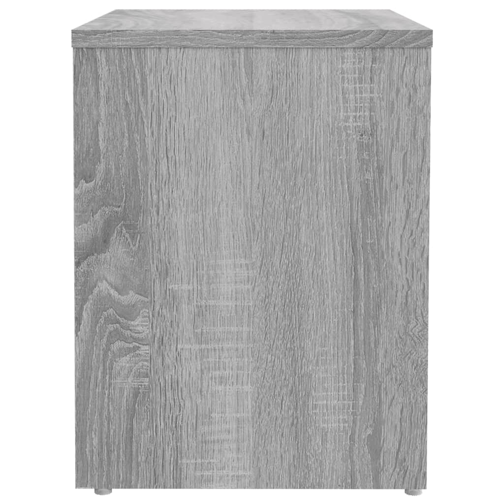 Nachtkastjes 2 st 40x30x40 cm bewerkt hout grijs sonoma eiken Nachtkastjes | Creëer jouw Trendy Thuis | Gratis bezorgd & Retour | Trendy.nl