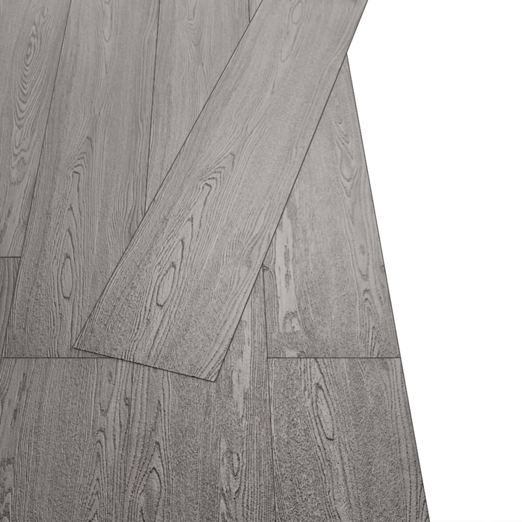 Vloerplanken zelfklevend 2,51 m² 2 mm PVC donkergrijs Vloeren | Creëer jouw Trendy Thuis | Gratis bezorgd & Retour | Trendy.nl