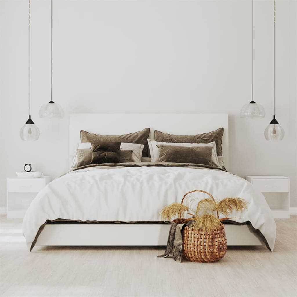 Nachtkastjes met lade 2 st hoogglans wit Nachtkastjes | Creëer jouw Trendy Thuis | Gratis bezorgd & Retour | Trendy.nl
