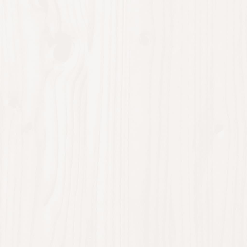 Hoofdbord 105,5x4x100 cm massief grenenhout wit Hoofdborden en voetborden | Creëer jouw Trendy Thuis | Gratis bezorgd & Retour | Trendy.nl