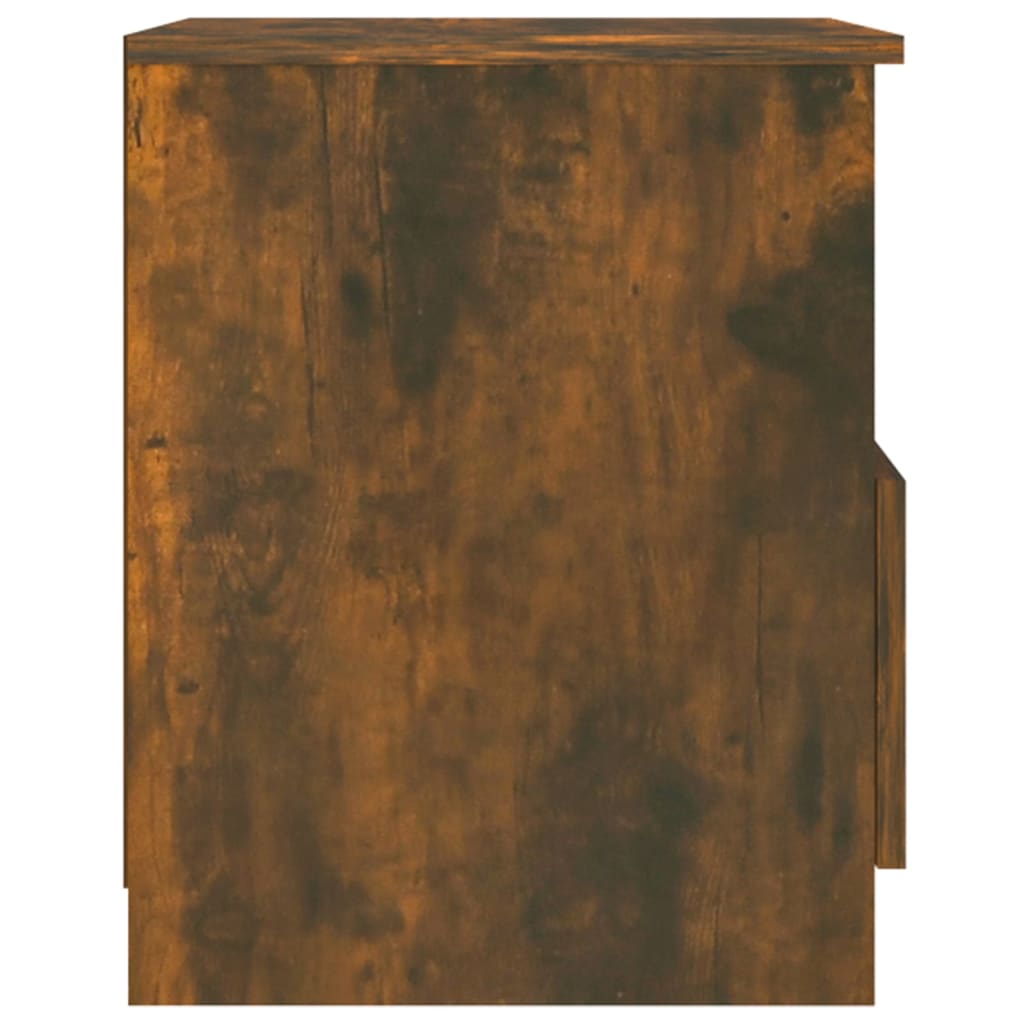 Nachtkastjes 2 st 40x40x50 cm bewerkt hout gerookt eikenkleurig Nachtkastjes | Creëer jouw Trendy Thuis | Gratis bezorgd & Retour | Trendy.nl