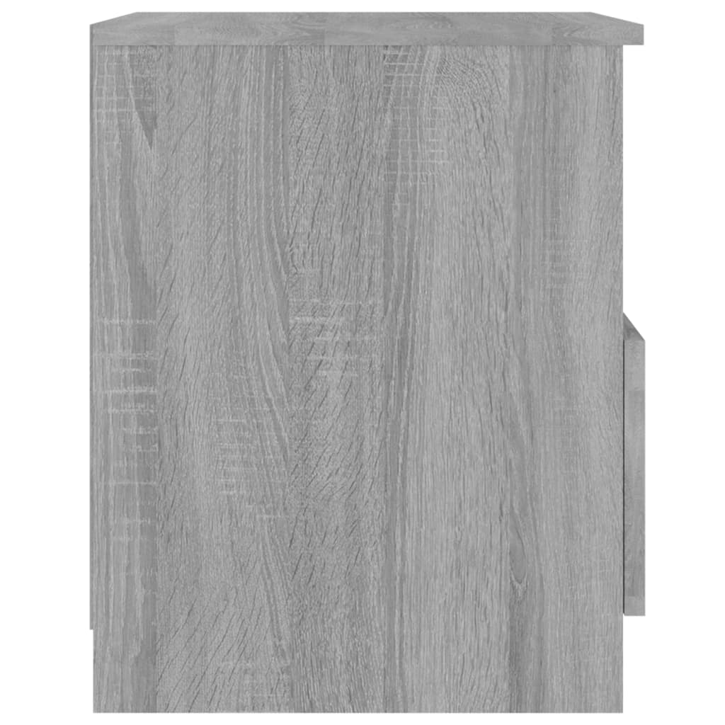 Nachtkastjes 2 st 40x40x50 cm bewerkt hout grijs sonoma eiken Nachtkastjes | Creëer jouw Trendy Thuis | Gratis bezorgd & Retour | Trendy.nl