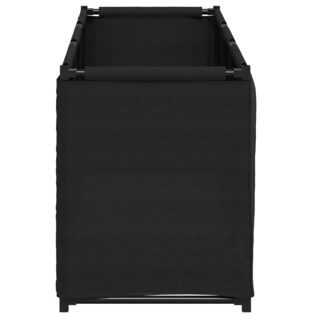 Opbergbox 105x34,5x45 cm stof zwart Opbergkisten | Creëer jouw Trendy Thuis | Gratis bezorgd & Retour | Trendy.nl