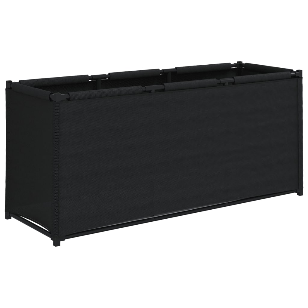Opbergbox 105x34,5x45 cm stof zwart Opbergkisten | Creëer jouw Trendy Thuis | Gratis bezorgd & Retour | Trendy.nl