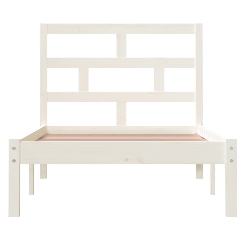 Bedframe massief hout wit 90x190 cm 3FT Single Bedden & bedframes | Creëer jouw Trendy Thuis | Gratis bezorgd & Retour | Trendy.nl