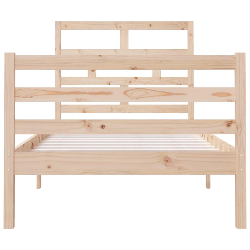 Bedframe massief hout 90x190 cm 3FT single Bedden & bedframes | Creëer jouw Trendy Thuis | Gratis bezorgd & Retour | Trendy.nl