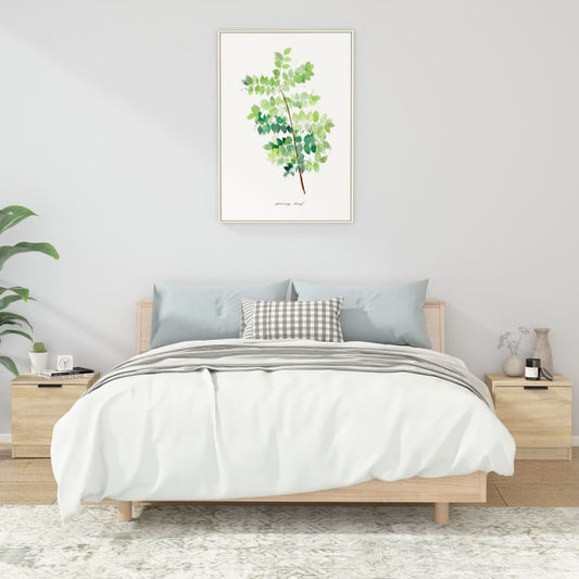 Nachtkastjes 2 st 40x39x40 cm sonoma eikenkleurig Nachtkastjes | Creëer jouw Trendy Thuis | Gratis bezorgd & Retour | Trendy.nl