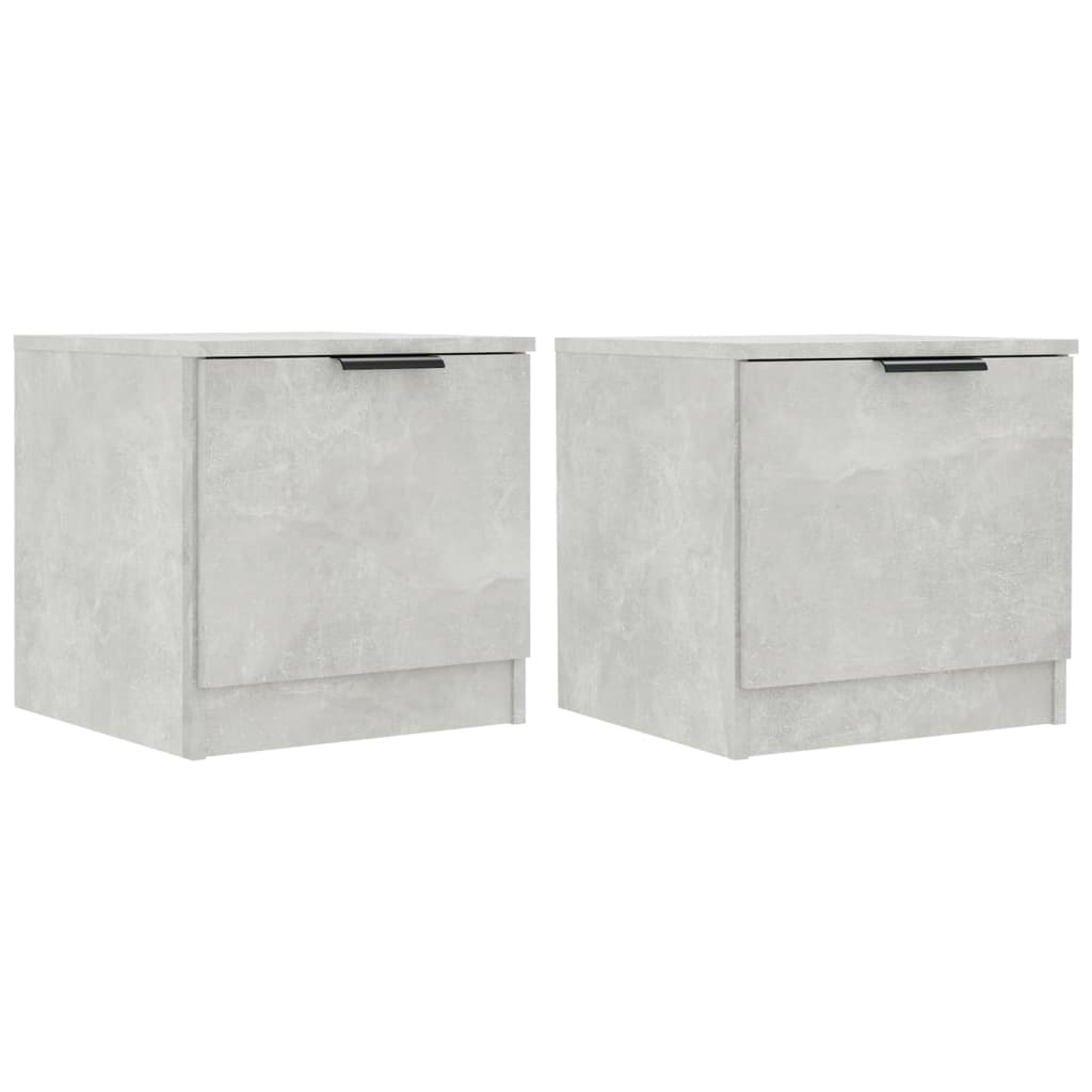 Nachtkastjes 2 st 40x39x40 cm betongrijs Nachtkastjes | Creëer jouw Trendy Thuis | Gratis bezorgd & Retour | Trendy.nl