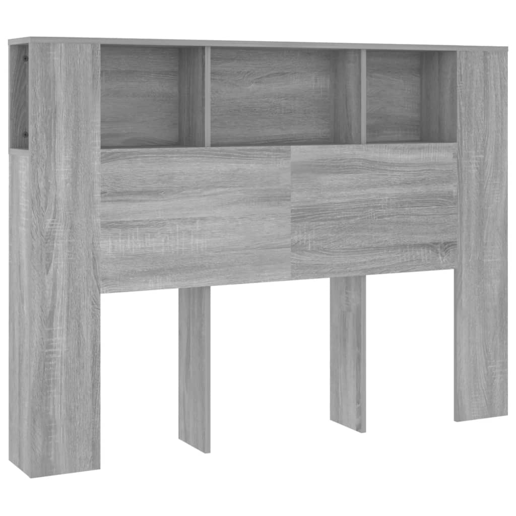 Hoofdbordkast 140x18,5x104,5 cm grijs sonoma eikenkleurig Hoofdborden en voetborden | Creëer jouw Trendy Thuis | Gratis bezorgd & Retour | Trendy.nl