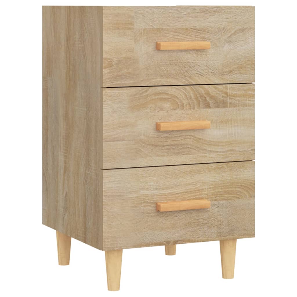 Nachtkastje 40x40x66 cm bewerkt hout sonoma eikenkleurig Nachtkastjes | Creëer jouw Trendy Thuis | Gratis bezorgd & Retour | Trendy.nl