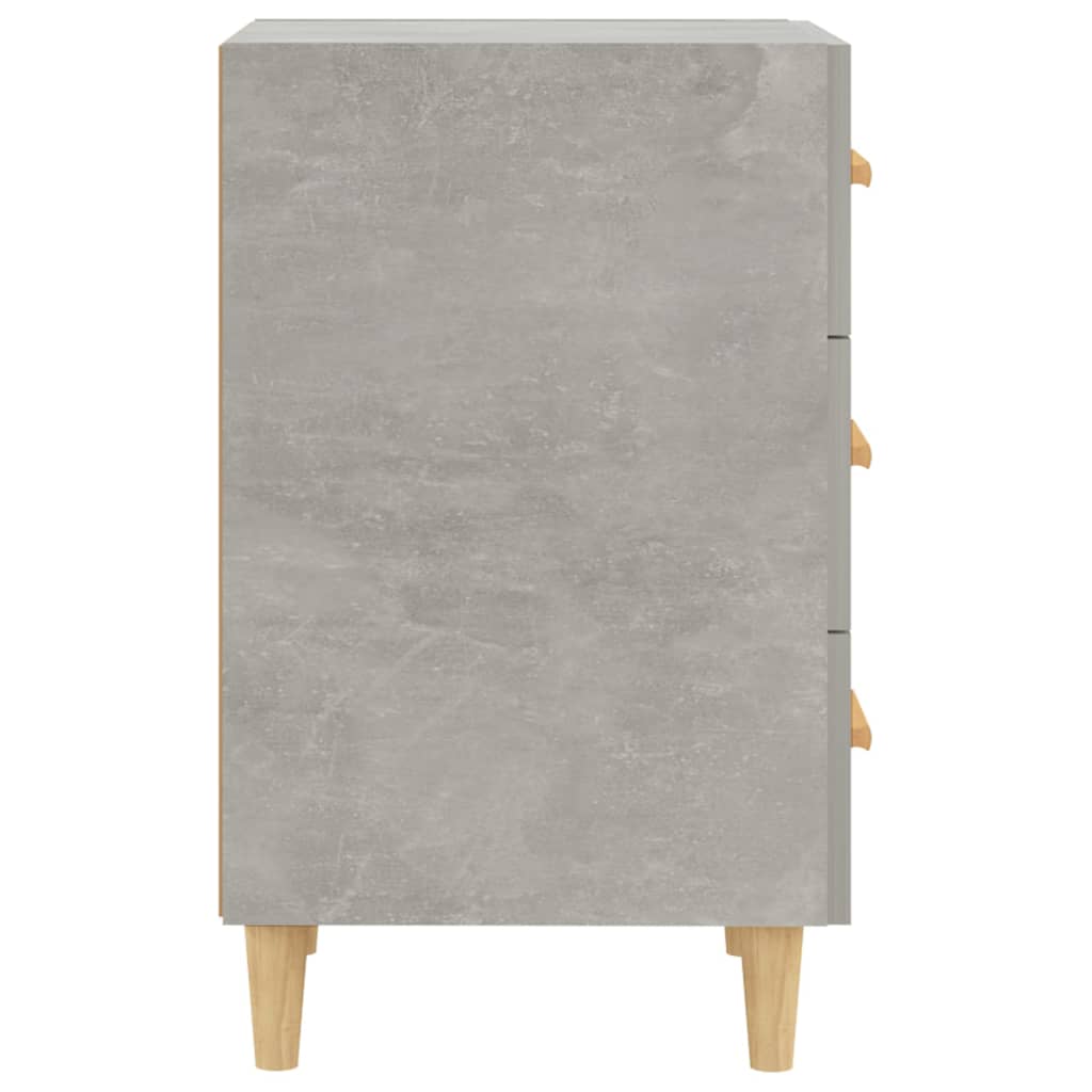 Nachtkastje 40x40x66 cm bewerkt hout betongrijs Nachtkastjes | Creëer jouw Trendy Thuis | Gratis bezorgd & Retour | Trendy.nl