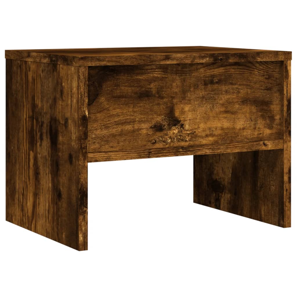 Nachtkastje 40x30x30 cm bewerkt hout gerookt eikenkleurig Nachtkastjes | Creëer jouw Trendy Thuis | Gratis bezorgd & Retour | Trendy.nl