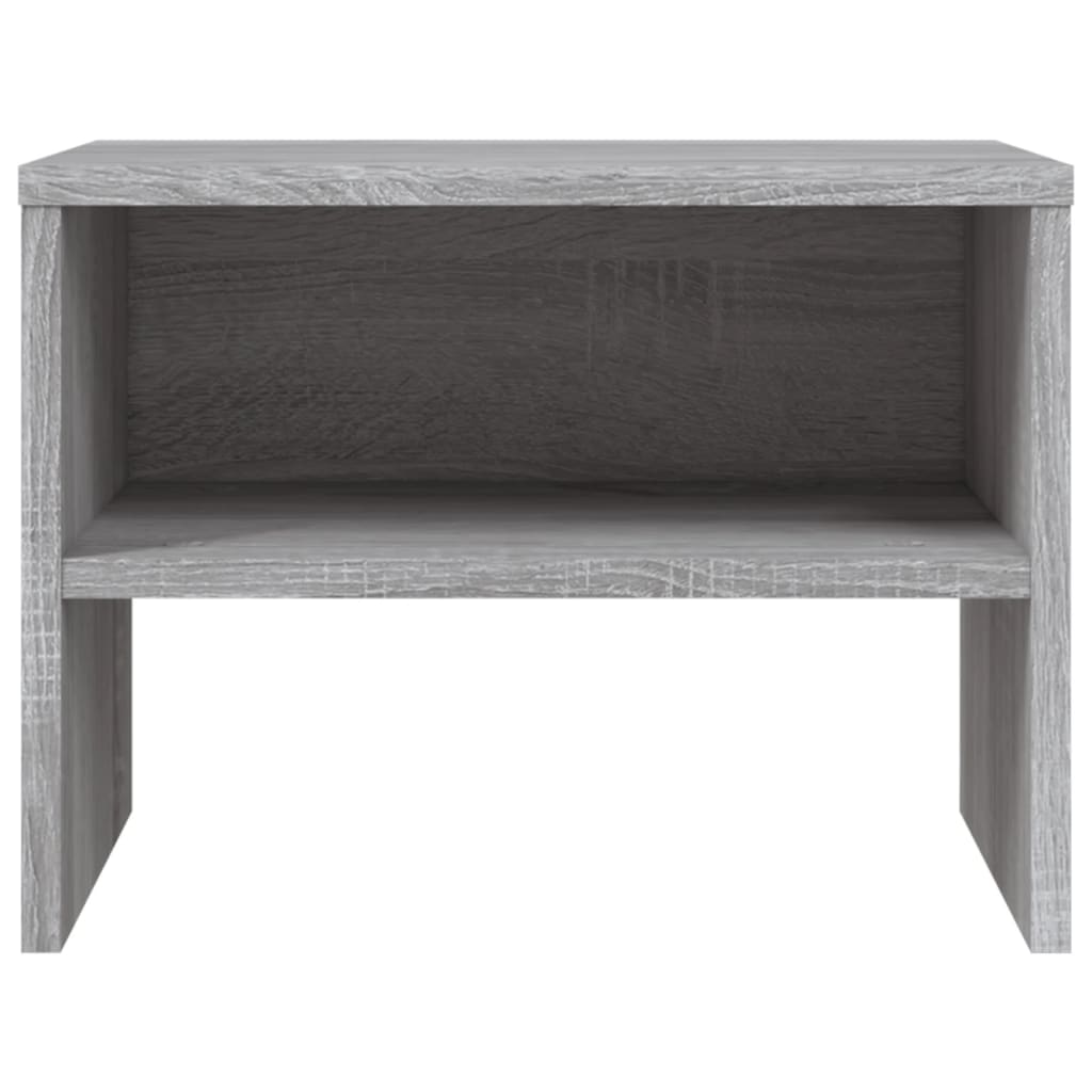 Nachtkastje 40x30x30 cm bewerkt hout grijs sonoma eikenkleurig Nachtkastjes | Creëer jouw Trendy Thuis | Gratis bezorgd & Retour | Trendy.nl