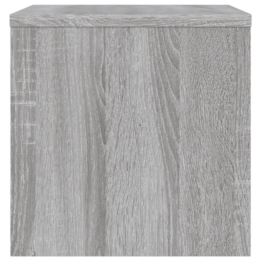 Nachtkastje 40x30x30 cm bewerkt hout grijs sonoma eikenkleurig Nachtkastjes | Creëer jouw Trendy Thuis | Gratis bezorgd & Retour | Trendy.nl