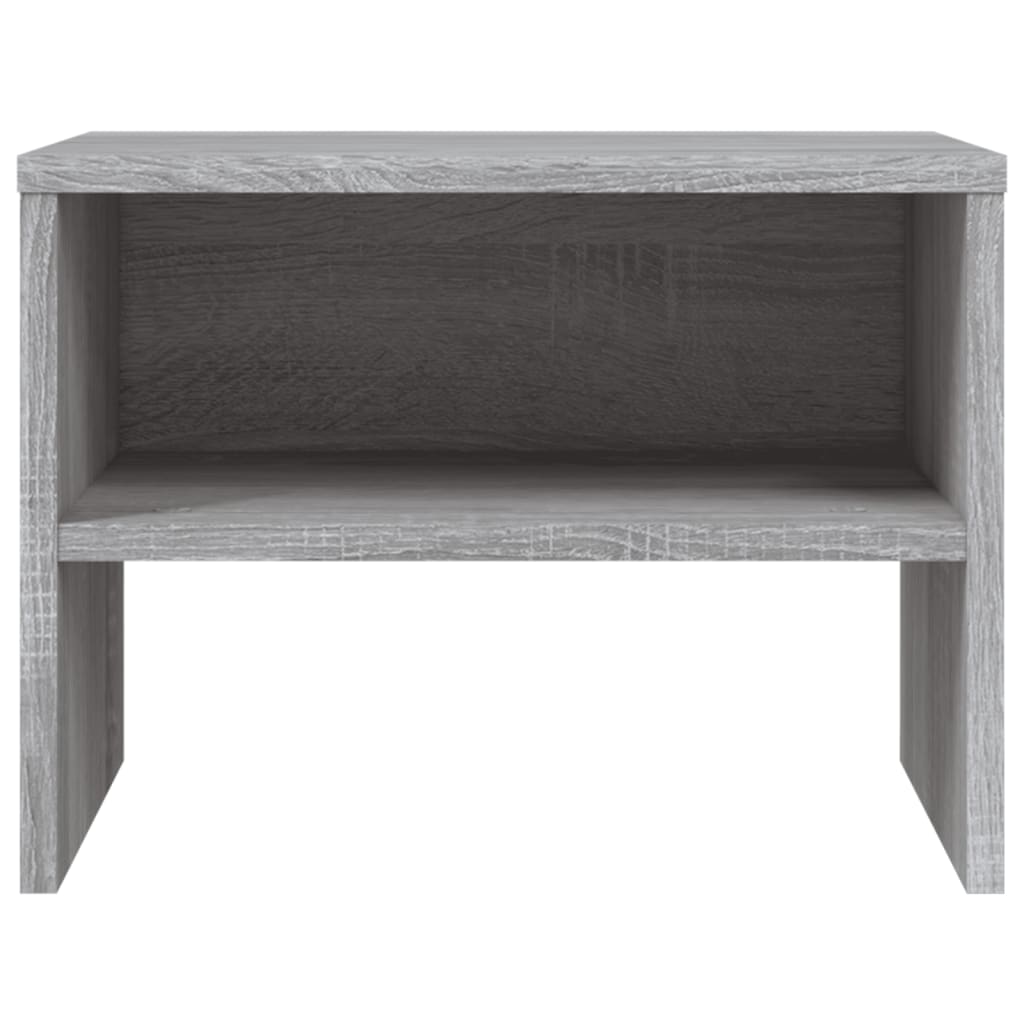 Nachtkastjes 2 st 40x30x30 cm bewerkt hout grijs sonoma eiken Nachtkastjes | Creëer jouw Trendy Thuis | Gratis bezorgd & Retour | Trendy.nl