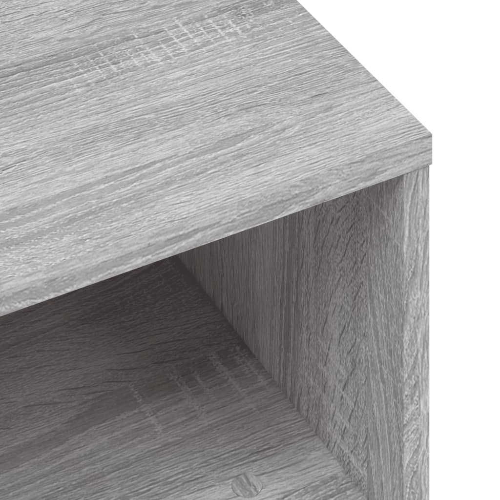 Nachtkastjes 2 st 40x30x30 cm bewerkt hout grijs sonoma eiken Nachtkastjes | Creëer jouw Trendy Thuis | Gratis bezorgd & Retour | Trendy.nl