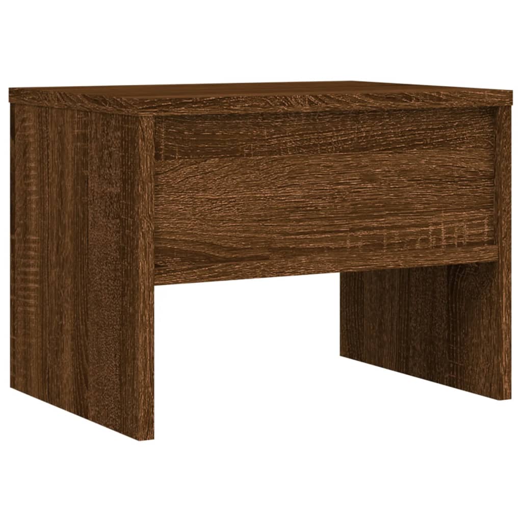 Nachtkastje 40x30x30 cm bewerkt hout bruin eikenkleur Nachtkastjes | Creëer jouw Trendy Thuis | Gratis bezorgd & Retour | Trendy.nl