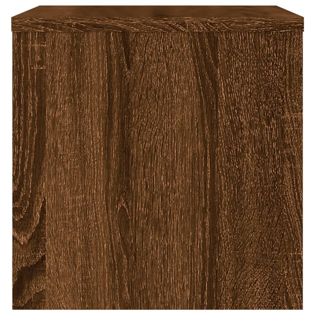 Nachtkastjes 2 st 40x30x30 cm bewerkt hout bruin eikenkleur Nachtkastjes | Creëer jouw Trendy Thuis | Gratis bezorgd & Retour | Trendy.nl