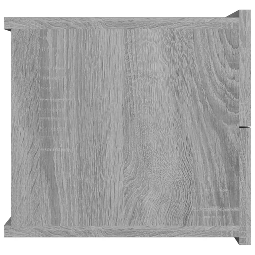 Nachtkastjes 2 st 40x30x30 cm bewerkt hout grijs sonoma eiken Nachtkastjes | Creëer jouw Trendy Thuis | Gratis bezorgd & Retour | Trendy.nl