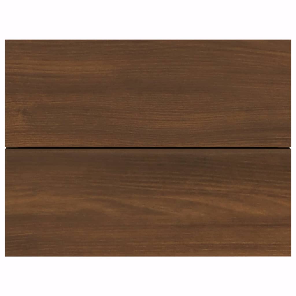Nachtkastje 40x30x30 cm bewerkt hout bruin eikenkleur Nachtkastjes | Creëer jouw Trendy Thuis | Gratis bezorgd & Retour | Trendy.nl