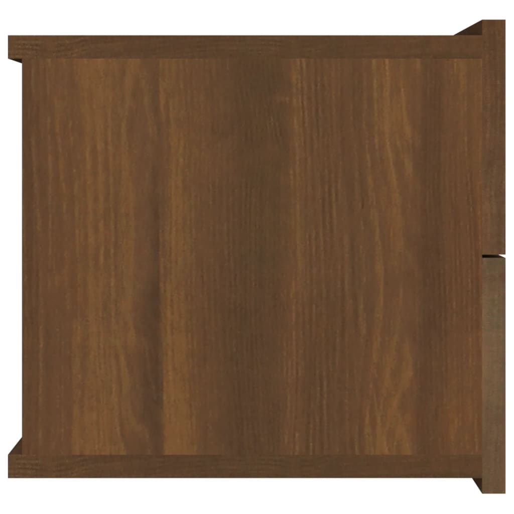 Nachtkastje 40x30x30 cm bewerkt hout bruin eikenkleur Nachtkastjes | Creëer jouw Trendy Thuis | Gratis bezorgd & Retour | Trendy.nl