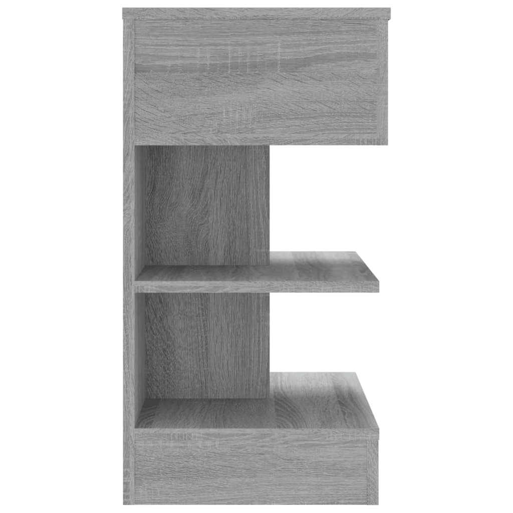 Nachtkastjes 2 st 40x35x65 cm bewerkt hout grijs sonoma eiken Nachtkastjes | Creëer jouw Trendy Thuis | Gratis bezorgd & Retour | Trendy.nl