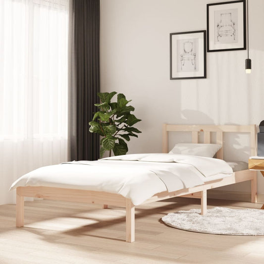 Bedframe massief hout 90x200 cm Bedden & bedframes | Creëer jouw Trendy Thuis | Gratis bezorgd & Retour | Trendy.nl