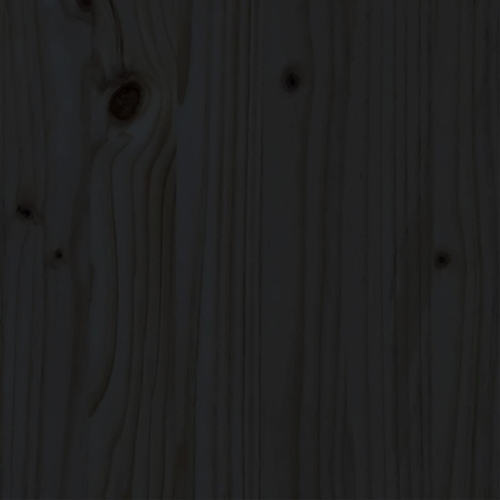 Stijlvol bedframe van zwart massief hout - 140x190 cm Bedden & bedframes | Creëer jouw Trendy Thuis | Gratis bezorgd & Retour | Trendy.nl