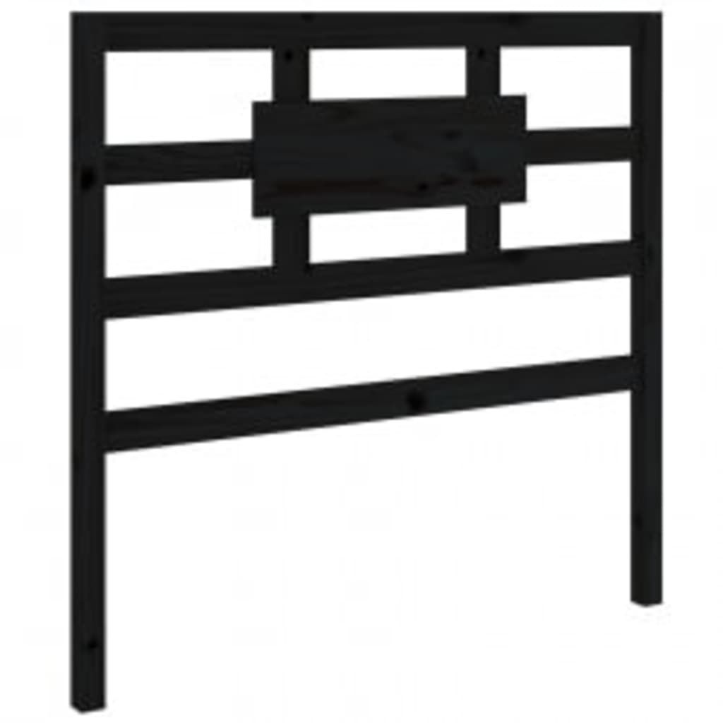 Zwart massief houten bedframe - 90x190 cm - 3FT Single formaat Bedden & bedframes | Creëer jouw Trendy Thuis | Gratis bezorgd & Retour | Trendy.nl