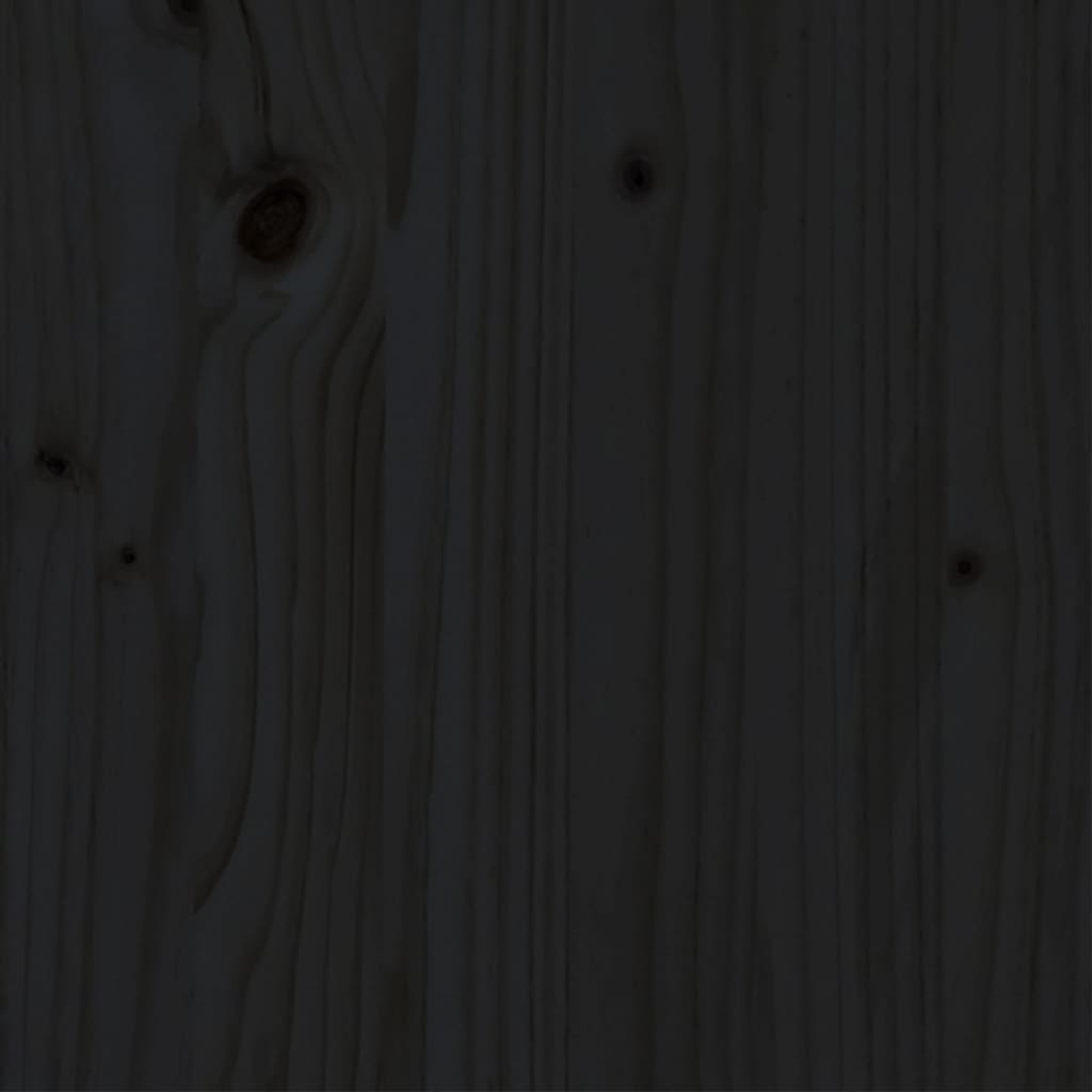 Zwart bedframe van massief hout - 140x190 cm, solide en elegant Bedden & bedframes | Creëer jouw Trendy Thuis | Gratis bezorgd & Retour | Trendy.nl