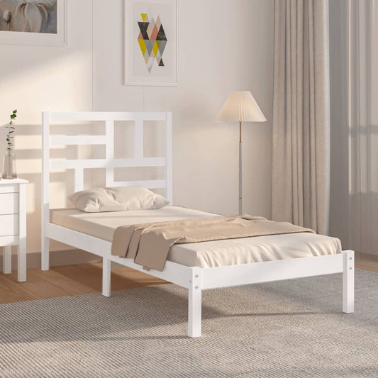 Bedframe massief hout wit 90x190 cm 3FT Single Bedden & bedframes | Creëer jouw Trendy Thuis | Gratis bezorgd & Retour | Trendy.nl