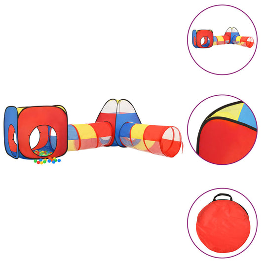 Kinderspeeltent met 250 ballen 190x264x90 cm meerkleurig Speeltenten & -tunnels | Creëer jouw Trendy Thuis | Gratis bezorgd & Retour | Trendy.nl