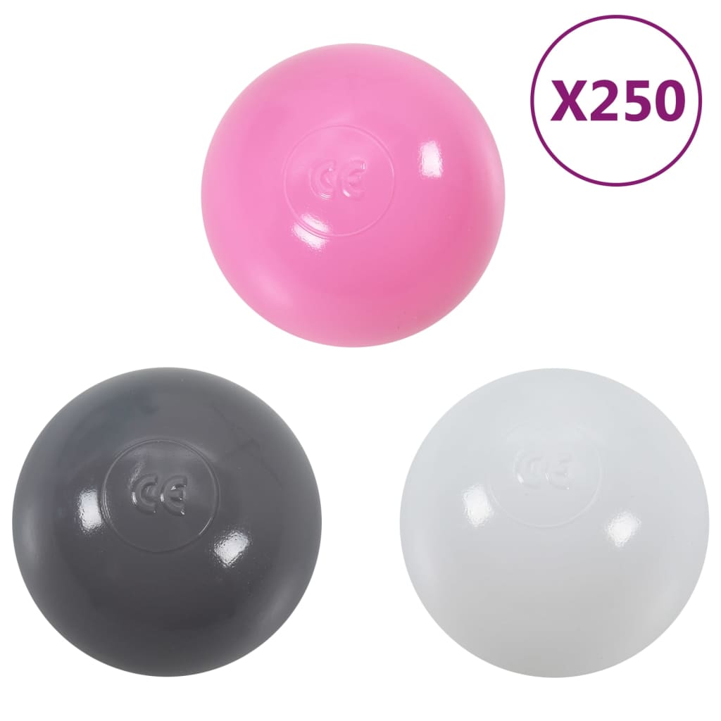 Kinderspeeltent met 250 ballen 301x120x128 cm roze Speeltenten & -tunnels | Creëer jouw Trendy Thuis | Gratis bezorgd & Retour | Trendy.nl