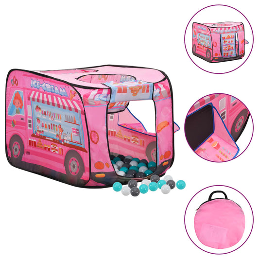 Kinderspeeltent met 250 ballen 70x112x70 cm roze Speeltenten & -tunnels | Creëer jouw Trendy Thuis | Gratis bezorgd & Retour | Trendy.nl