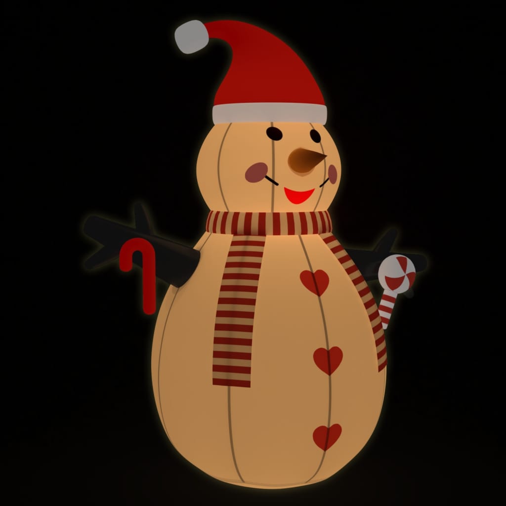 Sneeuwpop opblaasbaar met LED-verlichting 360 cm Kerstverlichting | Creëer jouw Trendy Thuis | Gratis bezorgd & Retour | Trendy.nl
