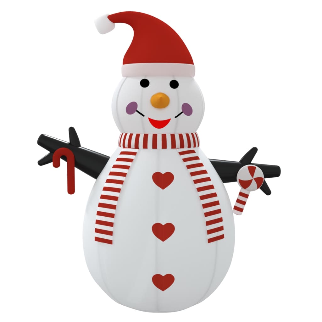 Sneeuwpop opblaasbaar met LED-verlichting 360 cm Kerstverlichting | Creëer jouw Trendy Thuis | Gratis bezorgd & Retour | Trendy.nl