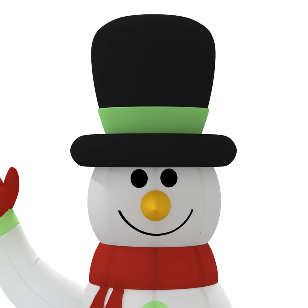 Sneeuwpopfamilie opblaasbaar met LED's 360 cm Kerstverlichting | Creëer jouw Trendy Thuis | Gratis bezorgd & Retour | Trendy.nl
