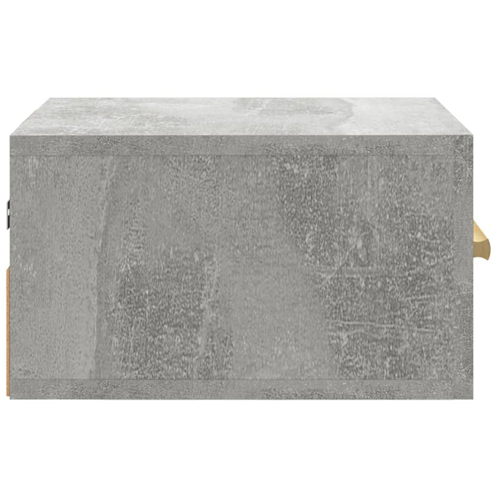 Nachtkastjes 2 st wandgemonteerd 35x35x20 cm betongrijs Nachtkastjes | Creëer jouw Trendy Thuis | Gratis bezorgd & Retour | Trendy.nl