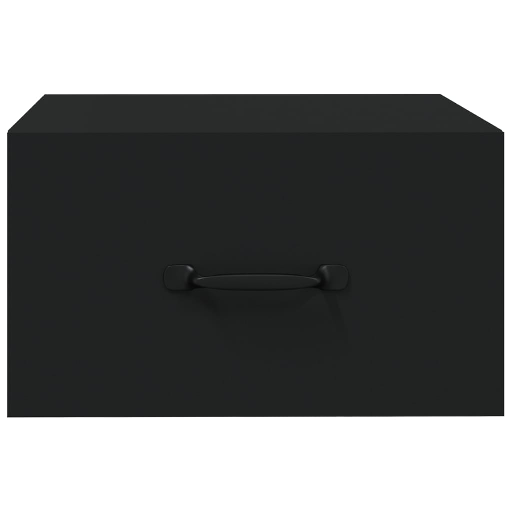 Nachtkastje wandgemonteerd 35x35x20 cm zwart Nachtkastjes | Creëer jouw Trendy Thuis | Gratis bezorgd & Retour | Trendy.nl