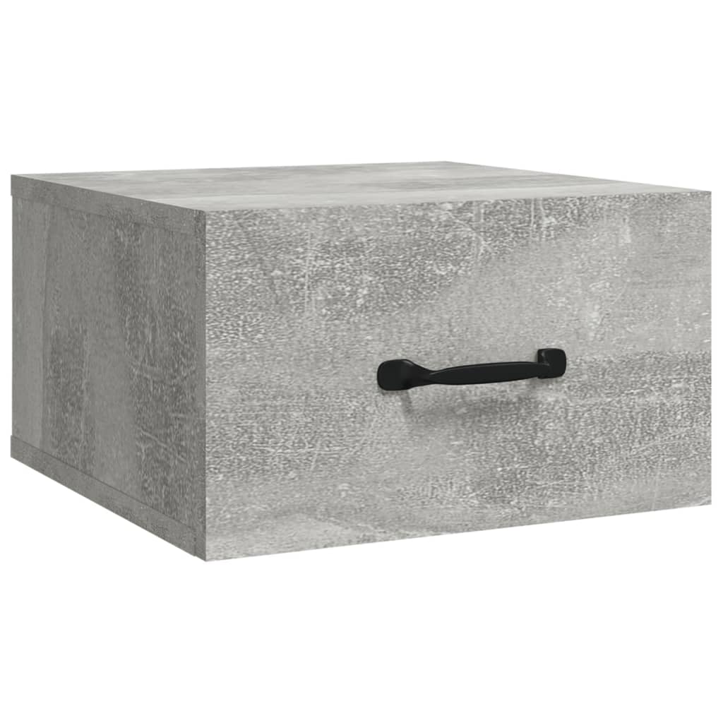 Nachtkastjes 2 st wandgemonteerd 35x35x20 cm betongrijs Nachtkastjes | Creëer jouw Trendy Thuis | Gratis bezorgd & Retour | Trendy.nl