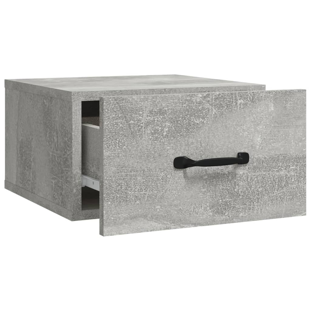 Nachtkastjes 2 st wandgemonteerd 35x35x20 cm betongrijs Nachtkastjes | Creëer jouw Trendy Thuis | Gratis bezorgd & Retour | Trendy.nl